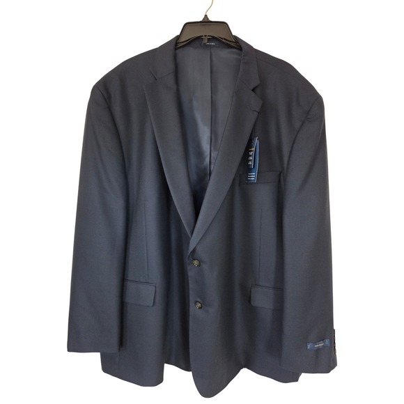 Stafford Other - Stafford Travel Blazer Big & Tall Mens 60 Blue NWT $190